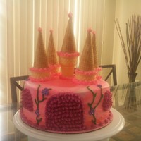 A Castle For A Little Princess I can made this cake thanks for a Wilton Ideas book and inspired for another cake around the website. Thanks for all the people that bring...