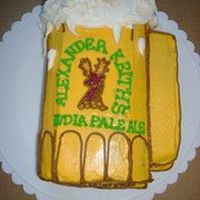 Beer Cake! ALexander Keiths beer glass cake that I made for my boyfriend's 21st birthday. The cake is a beer pound cake (cup of beer instead of...