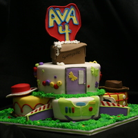 Toy Story 3 Themed Cake Everything is hand made out of fondant. I think the hats and Buzz's wings are my favorites. The goal of this cake design was to show...