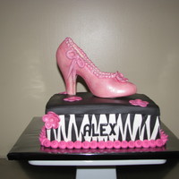 Chocolate Shoe My very first chocolate shoe, it is far from perfect but I did really enjoy doing it! I usually use gumpaste for the shoes but I will...