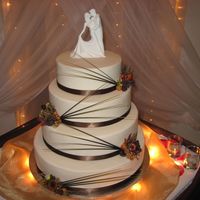 My Own Wedding Cake This is my own wedding cake from back in October 2008 - I hope you all like it! Take care and have a great day!