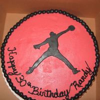 Michael Jordan Birthday Cake Lemon Cake, fresh whipped cream filling w/ buttercream frosting. For a Jordan loving 30th birthday!