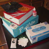 Mcc Dental Hygiene Class Of 2010 Grad Cake Wow, this was fun to make... especially while I was trying to study for my Dental Hygiene finals. "Wilkin's (red) book" was...