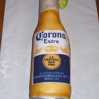 Beer This cake is bigger than it looks. I was made to feed 80 people.