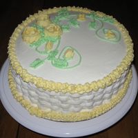First Basket Weave I am just a beginer and this was just a practice cake. I wanted to try the basket weave. I have some mess ups but overall I think it turned...
