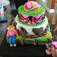Lexi's Cowgirl Cake Inspired by a cake I saw on CC. This was perfect for a little cowgirl. Thanks for looking!