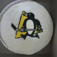 Penguins Fbct My first attempt at a FBCT! This was a grooms cake for a good friend of ours. Red Velvet with Cream Cheese (bag) filling so it didn't...