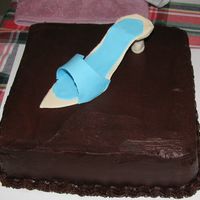 Gumpaste Shoe Cake Girlfriend is having a 'sandals and sangria' party and I thought this would be the perfect opportunity to try a gum paste shoe. I...