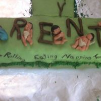 1St Birthday Cake what my son BRENT did in his first year