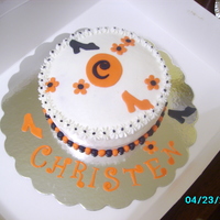 Strawberry Cake Strawberry cake with strawberry mouse filling. Buttercream frosting, fondant accents.