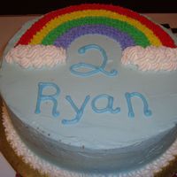 Wilton Course 1 Rainbow Cake 