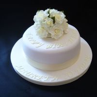 7Oth Birthday Made this for my mums best friends 70th, she loved it.The roses are sugarflowers