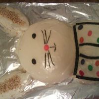 Peter Cotton Tail this was my very first home made carrot cake with cream cheese frosting