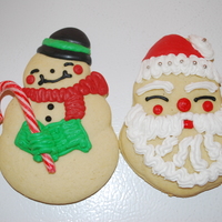 Santa And Snowman I have been making these cookies for over 30 years They have always been a hit
