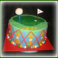 Golf Cake inspired by PCB