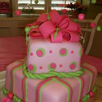 Kinsey_Bd_12_Cake.jpg i am 12 years old and i made this cake for my birthday party it is madeof fondant and it was so fun to make