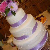 Sweet Beginnings this is my first wedding cake! i made this cake for my moms friend that was getting married. i am twelve yours old and i have a passion for...