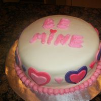 Valentines Cake i made this for the best buddies chapter at cphs which is an organization for special needs kids they loved it