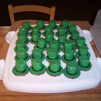 St. Patrick's Day Needed a snack for my son's class for his birthday, on St. Patrick's Day, cupcakes usually are too messy and they only eat the...