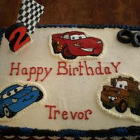 Trevor.jpg I made this for a family friend two year old son's birthday.First time using BCT and fondant as "props".