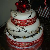 Bridal Shower The bride was getting married in November was wanted a bobble on her bridal shower cake. I came up with this for her: Three tiered cake...