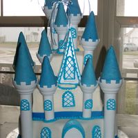 Cinderella Wedding Reception This was made for The Arsenal Technical High School Production of Cinderella... I also had to make 1600 cupcakes to go along with it.