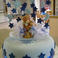 Christening Cake This cake was made for a friends son's christening. It was the first 'formal' cake I made.