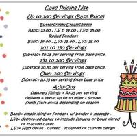 Pricing List This is my personal pricing list. I thought it might help some of you who are trying to create your own. Feel free to use it. You can...