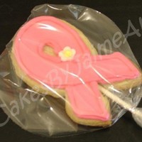 Pink Ribbon Cookies For Breast Cancer Awareness These were made for The local CBCC to promoteBreast Cancer Awareness.Modified NFSC with Antonia74 icingThanks for looking!