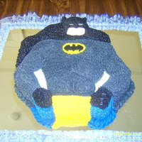 Batman Butter cream , Vainilla with chocolate filling.