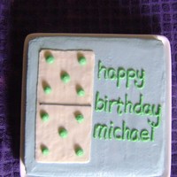 55Th Birthday It was his 55th birthday, get it? I know it's a stretch, but in the company of domino-lovers, hopefully everyone else caught on. 9&...