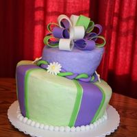 Topsy Turvy Wilton 3 Final Cake This was my first Topsy Turvy cake I created for my final cake in Wilton Class 3. Came together pretty easily but in a hurry, rushed...