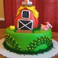 Grandpa's Birthday Cake Buttercream Icing with Fondant Accents. I used Michele Foster's recipe for the fondant. Definitely my favorite cake so far. Thanks to...