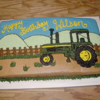 John Deere Tractor Cake 
