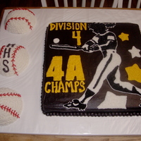 Softball Cake For My Old High School Team 