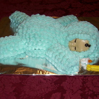 Sleeping Baby This cake is alway a BIG hit in evey baby shower