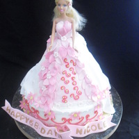 Barbie Doll Cake Made By: Yessie at Heavenly cakes 911, milwaukee!