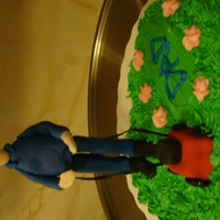 Lawn Mower Man I made this figure for my dad for father's day and a sour cream coffee cake that he loves.