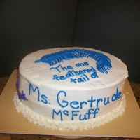 Ms. Gertrude Mcfuzz This cake was for a young girl who was in the Seussical The Musical. Mom ordered the cake by email and misspelled the name. It should read...