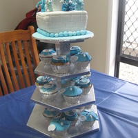 Noah's Ark Christening Cake 