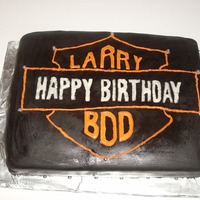 Harley Birthday This was for a Harley Davidson rider. BDD stood for "Best Damn Dad" it was a joke between the daughter that ordered it and her...