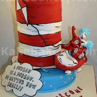 Dr Seuss Thing One And Thing 2 Cake This cake was done for a great client who truely loves to push the limits when she orders cakes. She was having a baby shower for her 2nd...