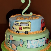 Transportation Cake 