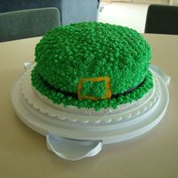St. Patrick's Day Hat Cake 