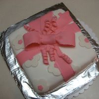 Course 3 Cake My first fondant cake! I can't wait to do more!