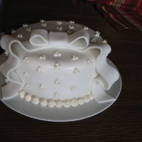 Replica Of Our Wedding Cake My first attempt at a fondont cake, have used fondont cut outs before but not the whole cake. Found it pretty easy.... This is a replica of...