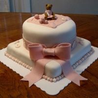 Debbie's Baby Shower Cake My mother and I did this cake and had alot of fun doing it.