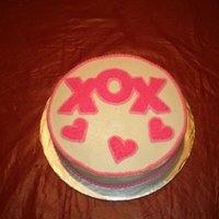 Valentine's Day Cake Buttercream icing