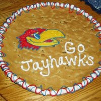 Jayhawk Cookie Pizza 