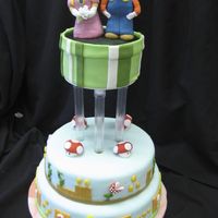 Mario Wedding Cake 
